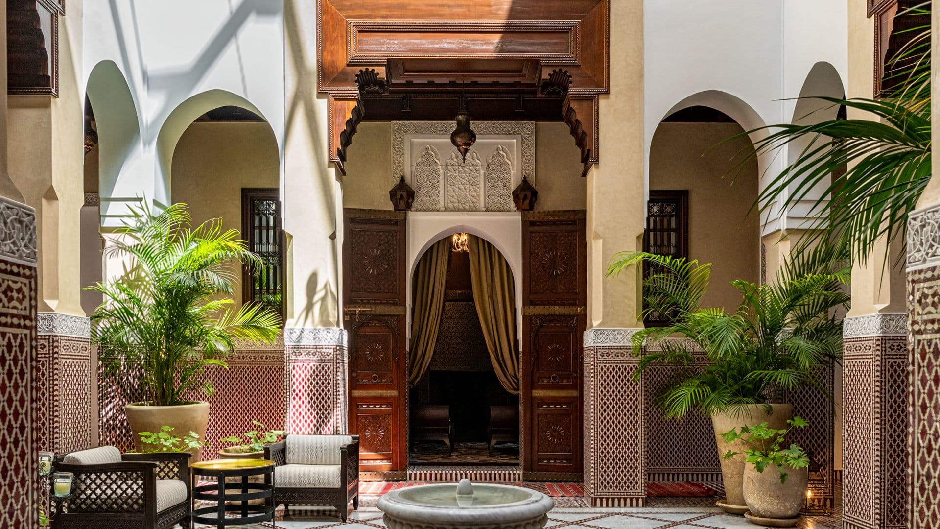 An Anvaya villa pool at golden hour